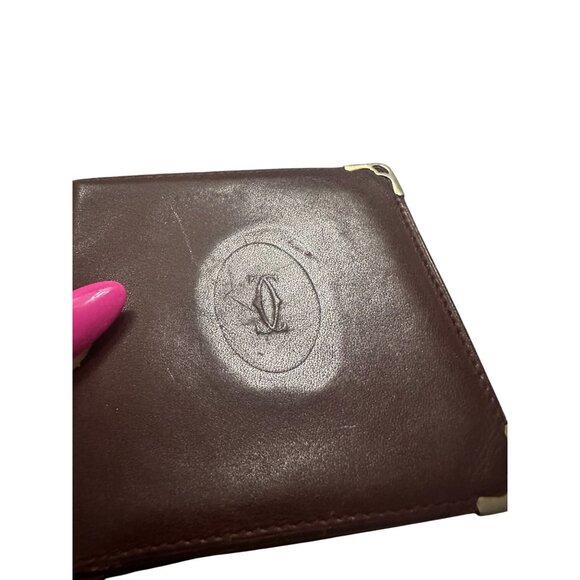 CARTIER Vintage Men’s Leather BiFold Wallet - Picture 5 of 11
